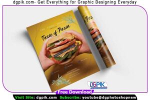Pasta Menu Poster Design PSD Template