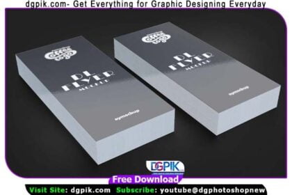 Premium DL Flyer Psd Mockup