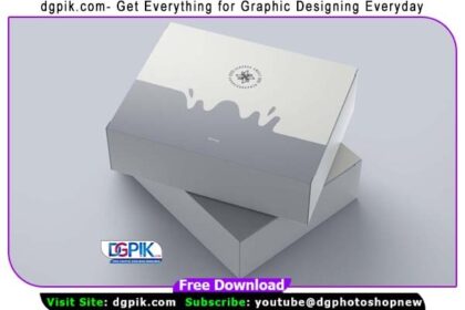 Rectangle Product Box PSD Mockup