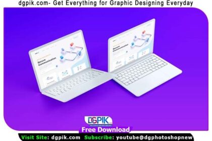 Responsive Website View Psd Mockup