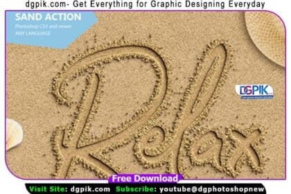 Sand Text Effect Photoshop Action 2