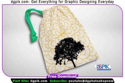 Small Earing Bag Mockup