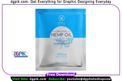 Spice Sachet Label Psd Mockup
