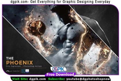The Phoenix Effect Fire Explosion Photoshop Action