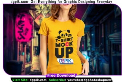 Thunb-up Tshirt Psd Mockup