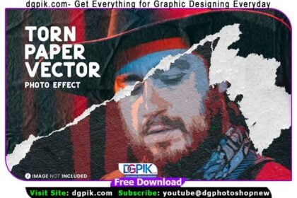 Torn Paper Vector Photo Effect