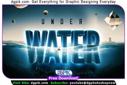 Underwater Text Logo Effect