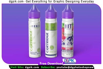 Unicorn Bottle PSD Mockup