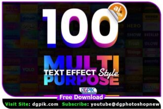 100 in 1 Bundle Multipurpose Photoshop Text Effect (01)
