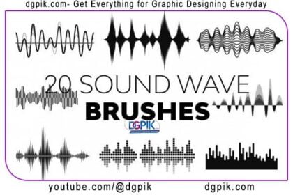 20 Sound Wave Brushes