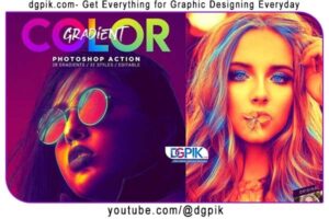 Color Gradient Photoshop Action