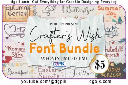 Crafter's Wish Font Bundle