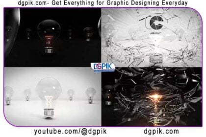 Exploding Light Bulb Logo Reveals