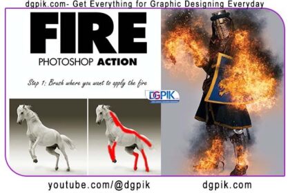 Fire Effect Photoshop Action