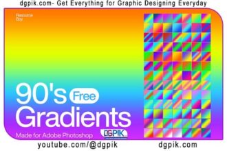 90s Effect Photoshop Gradients