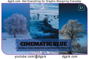 Cinematic Blue Lightroom Presets Dekstop and Mobile