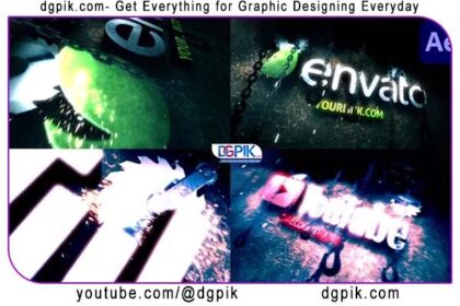 Dark Saw 3D Logo Reveal for After Effects