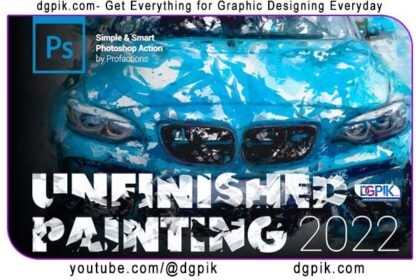 Unfinished Painting Effect Photoshop Action