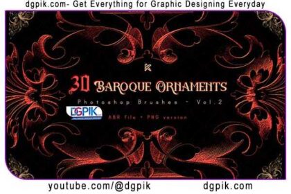 30 Angle Ornaments Brushes For Photoshop