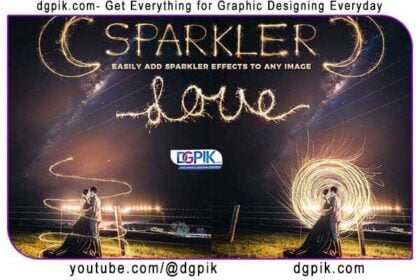 Light Painting Sparkler Overlays