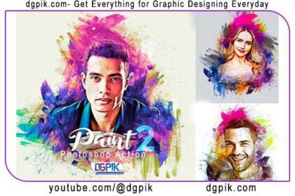 Paint Effects Photoshop Action