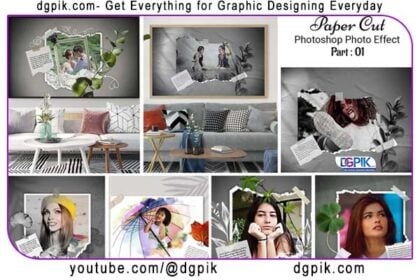 Paper Cut Photoshop Photo Effect