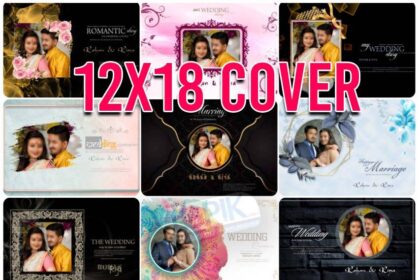 12X18 Wedding Album Cover 100PSD