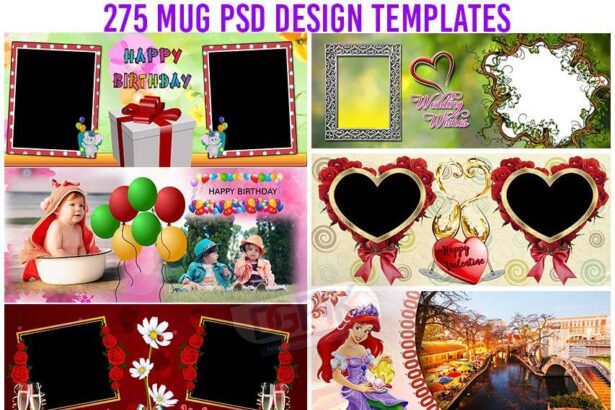 275 Mug Psd Design Templates