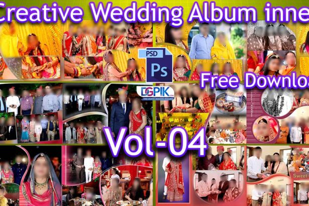 12X36 Creative Wedding Album inner 60 PSD
