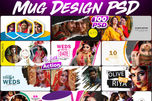 100 Mug Design PSD New Pack