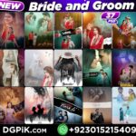 Bride and Groom Double Exposure Fully Editable 37 PSD