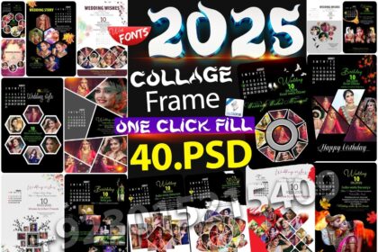 NEW 2025 Anniversary and Birthday Customized Photo Frame