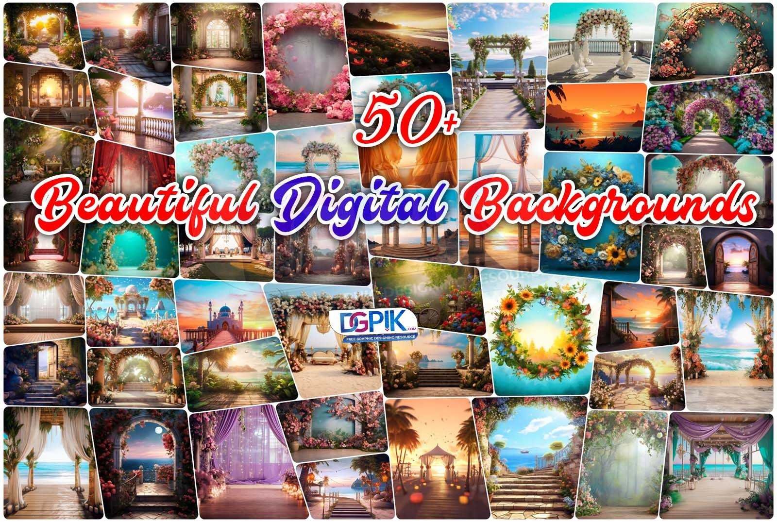 New Beautiful Digital Backgrounds 52jpg