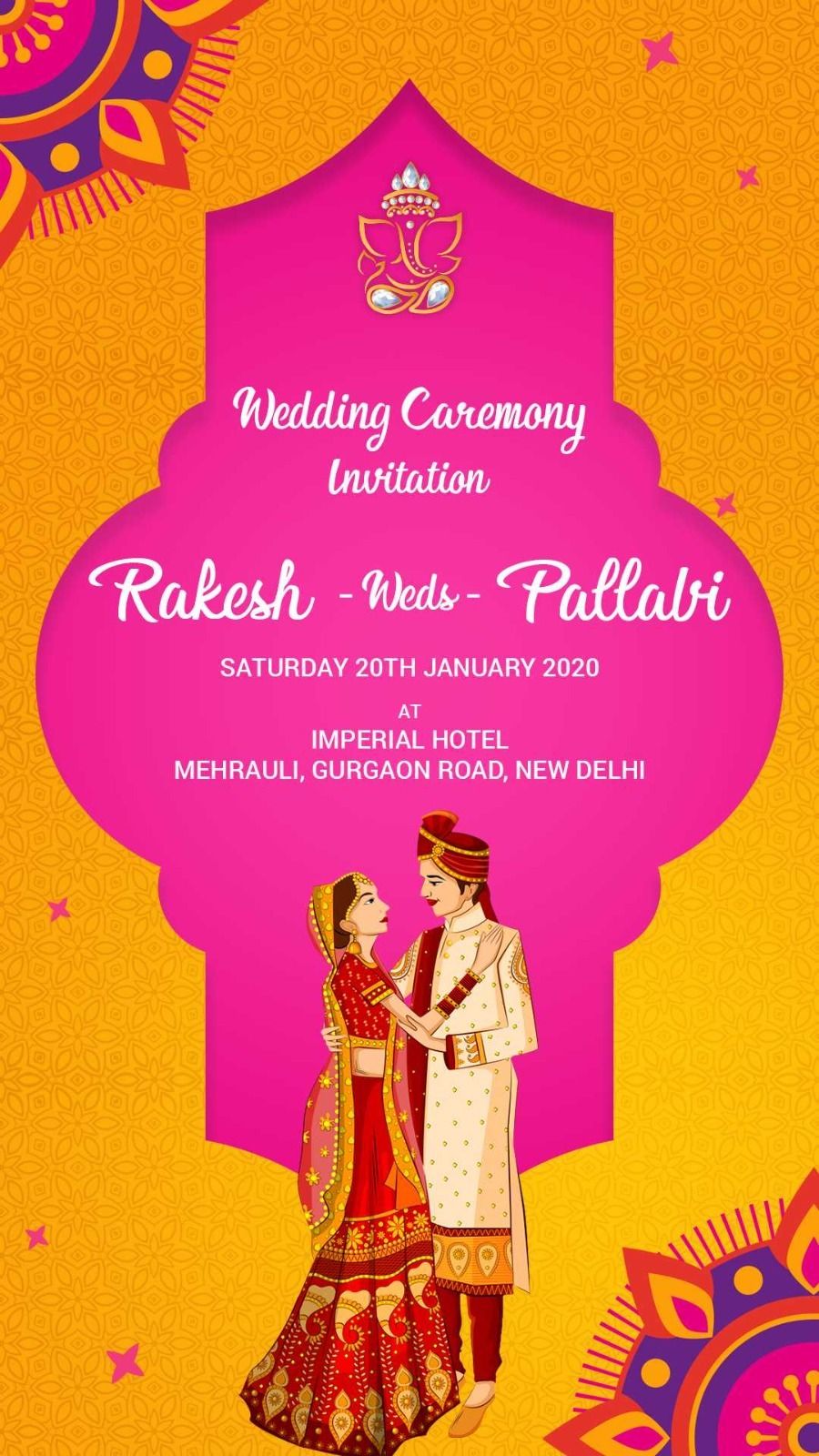 NEW 60 WEDDING INVITATION Psd Template