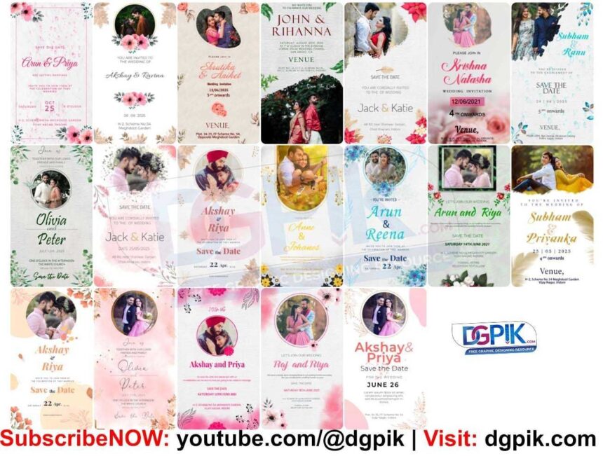 2023 E-INVITATION CARD 19.PSD Template Easily Editable