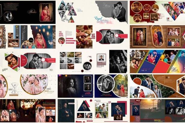 Free 15 Unique 12x36 Wedding Album Design PSD For Photoshop