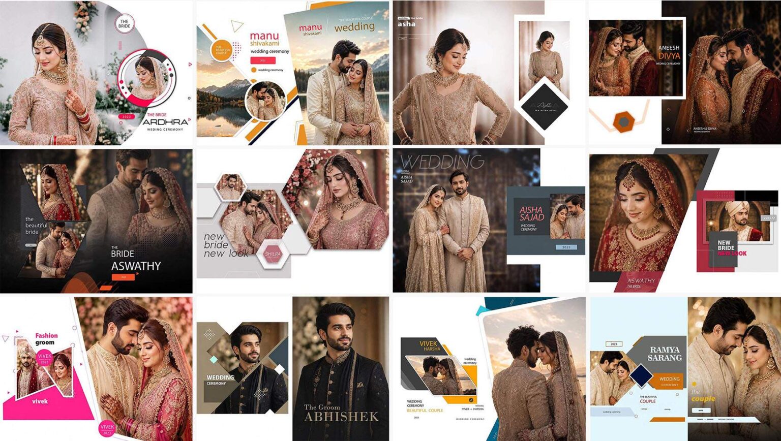 New Free 18x24 Wedding Album Pages 20 Free Download