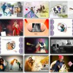 20 Free Creative Wedding Album Cover PSD Templates for Couples