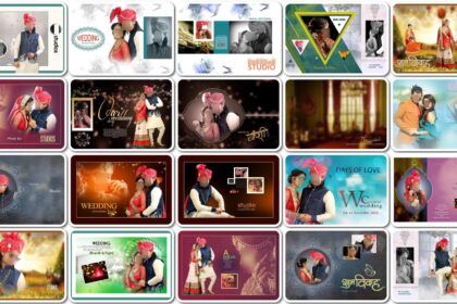 20 Professional 12x18 Wedding Album DM PSD Layouts Free Download