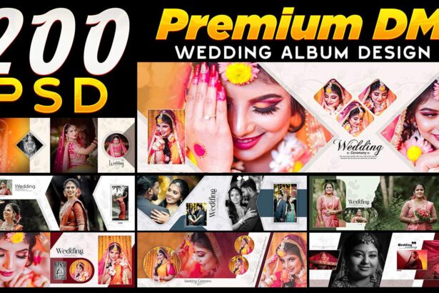200 Premium Wedding DM Page PSD Templates