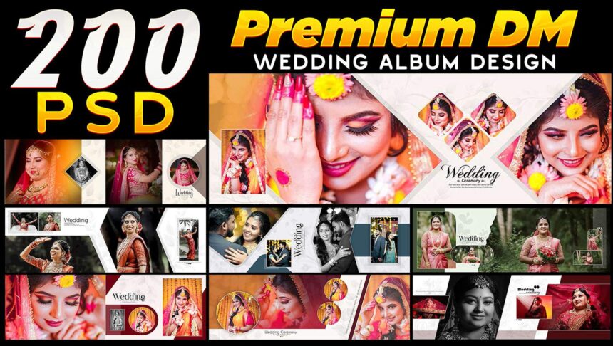 200 Premium Wedding DM Page PSD Templates