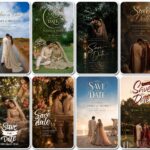 DGPik.com 12 Free Vertical Save the Date PSD Templates Download