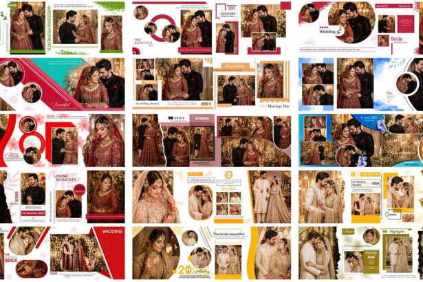 DGPik.com 15 Free 12x36 Wedding Album Inner PSD Templates Download