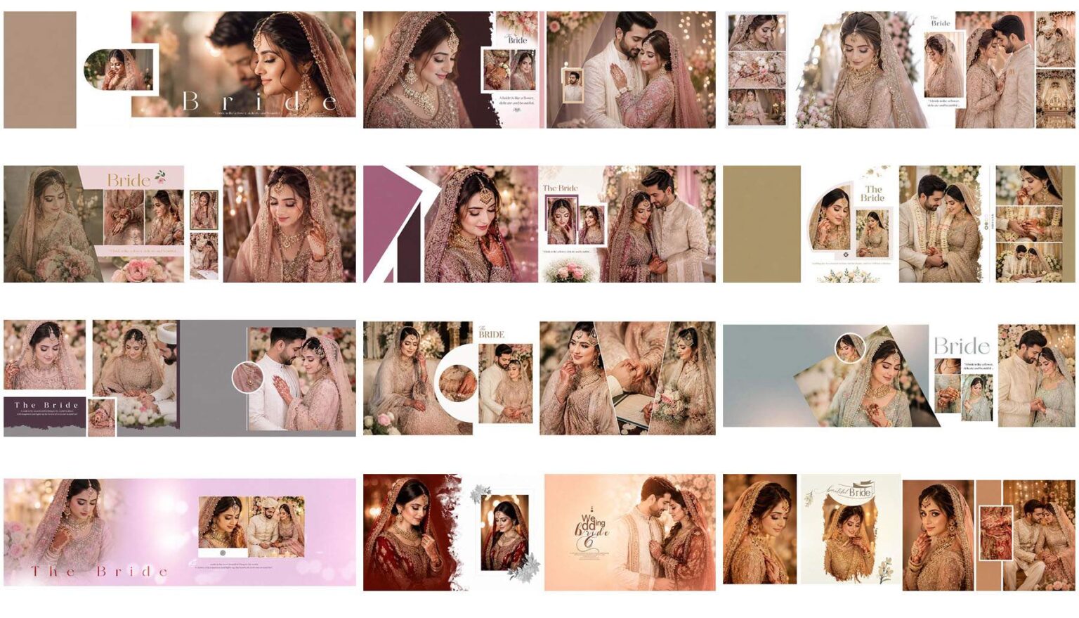 DGPik.com Free 13 Stylish 12x36 Wedding Album Design PSD Download
