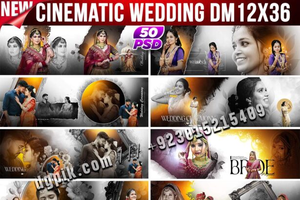 New 12x36 Cinematic Wedding DM 50 PSD