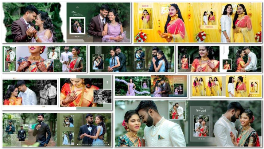 Free 10 Wedding Album 12x36 Inner PSD Download
