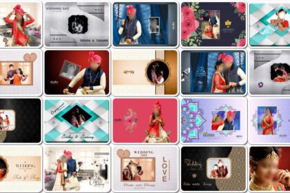 Free 20 Wedding Album Cover PSD Designs For Bride and Groom