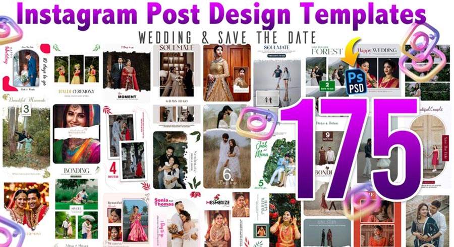 wedding-and-save-the-date-instagram-post-design-175-psd-fully-editable
