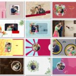 20 Floral 12x18 Wedding Album Cover PSD Templates for Couples