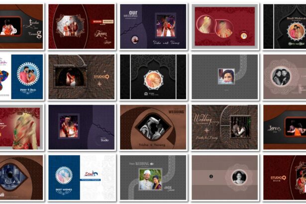 20 Free Elegant 12x18 Wedding Album Cover PSD Templates 2026